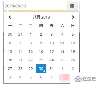 bootstrap框架中有没有日历控件