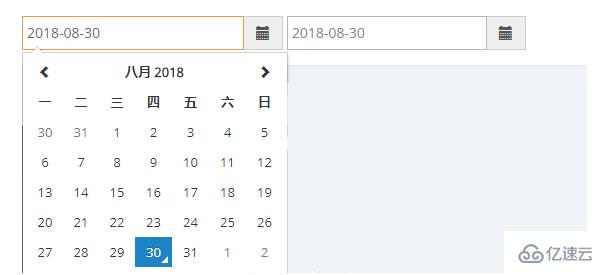 bootstrap框架中有没有日历控件