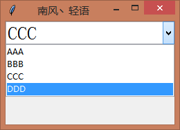 ComboBox怎么在Python项目中使用