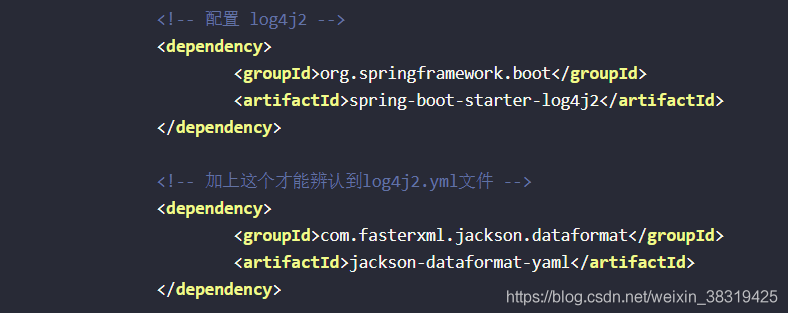 如何在springboot項目中配置log4j.yml日志文件