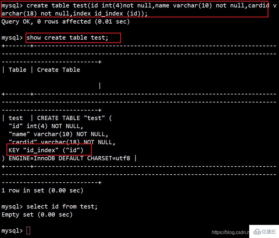 使用MySQL索引如何快速检索数据库的案例