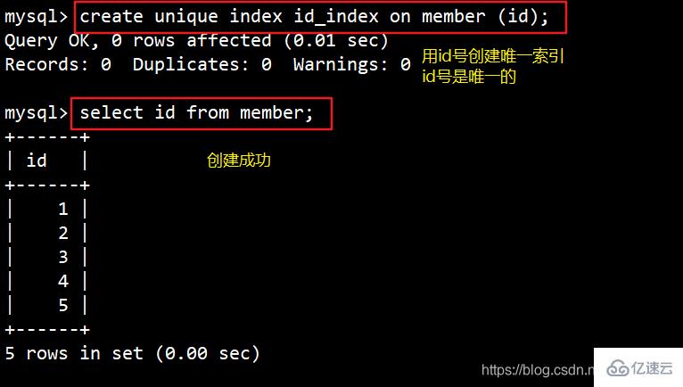 使用MySQL索引如何快速检索数据库的案例