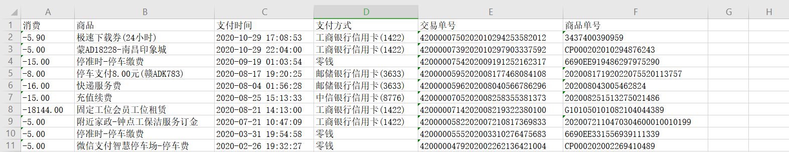 如何利用Python批量识别电子账单数据