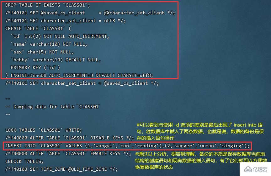 MySQL完全备份与恢复的示例分析