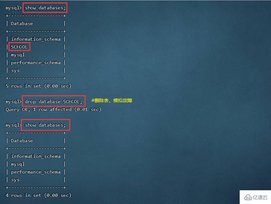 MySQL完全备份与恢复的示例分析