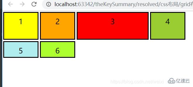 CSS3中Grid网格布局的使用示例