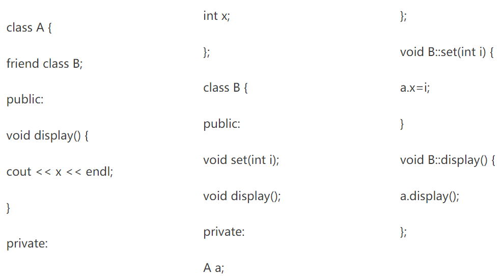 C++中类的友元机制是什么