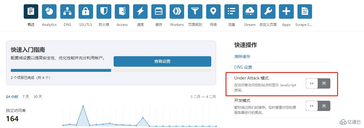 wordpress國內(nèi)網(wǎng)速慢加速及防DDOS攻擊快速CF切換的示例