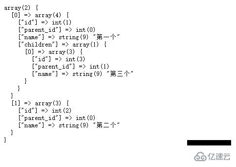 PHP数组转树结构以及树结构转数组的示例