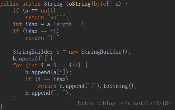 Arrays.toString()方法怎么在java中使用