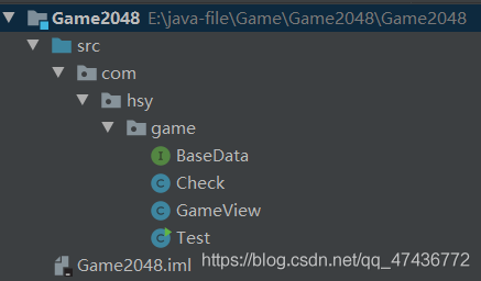 使用Java编写一个2048小游戏