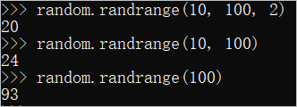 random模块如何在python中使用