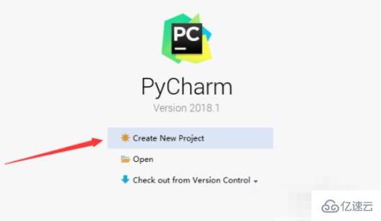 如何在pycharm中创建一个新项目