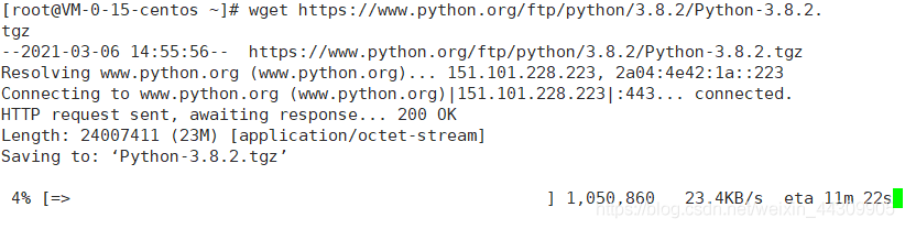 怎么在CentOS系统中安装python3.8.2