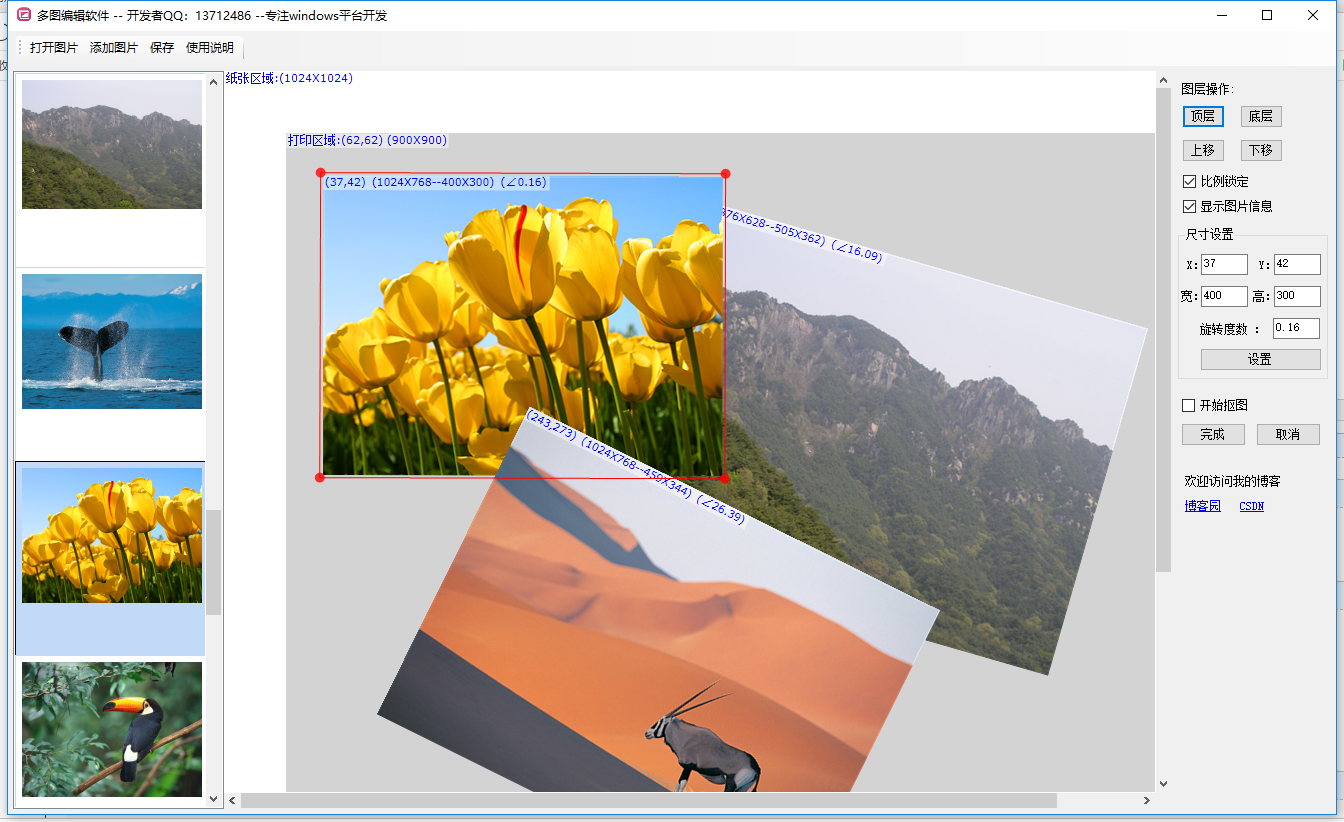 怎么在c#中使用WinForm制作一个图片编辑工具