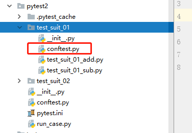 如何在pytest中使用conftest.py文件
