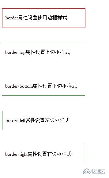 html中div边框线的设置方法