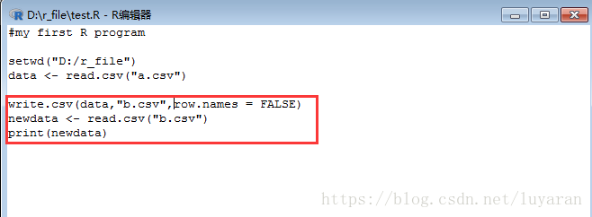 使用R语言怎么对CSV文件进行读写