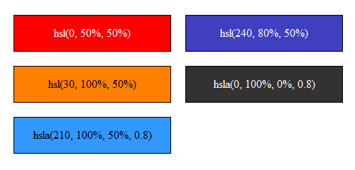 CSS3中各种颜色属性的使用方法