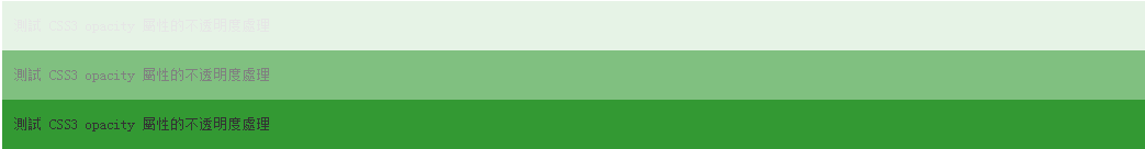 如何在CSS3中使用opacity属性设置透明效果