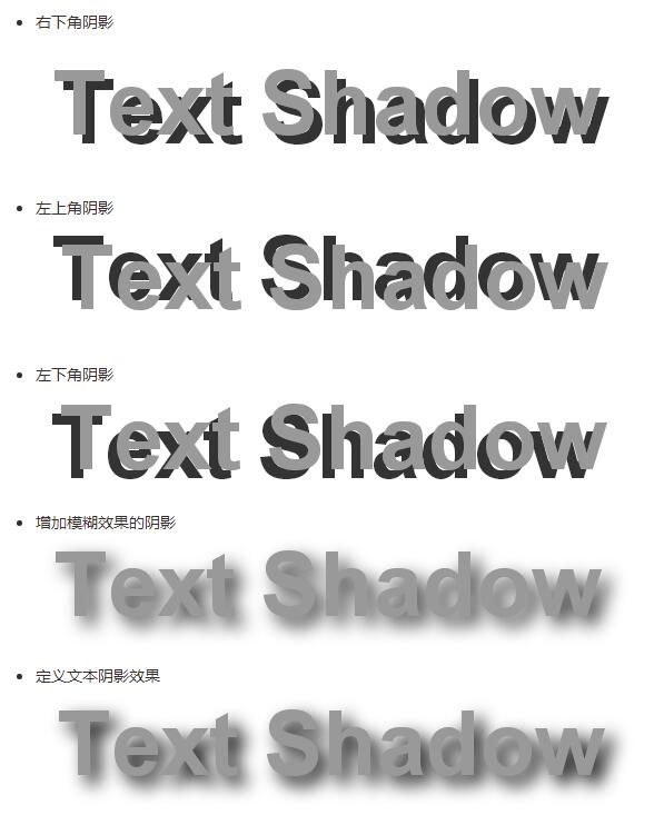 CSS3如何实现千变万化的文字阴影text-shadow效果