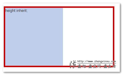 CSS的height:100%和height:inherit有哪些区别
