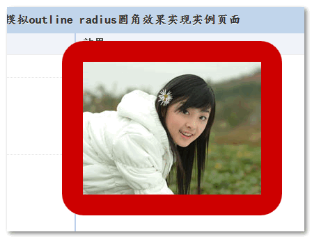 如何利用CSS3实现圆角的outline效果