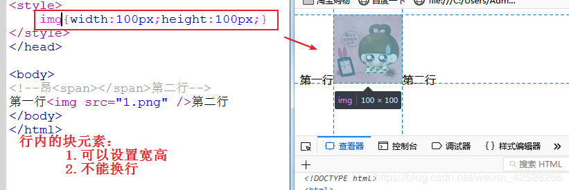 CSS标签中显示模式的示例分析