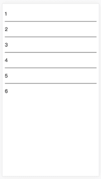 利用css3怎么设置没有上下边的列表间隔线