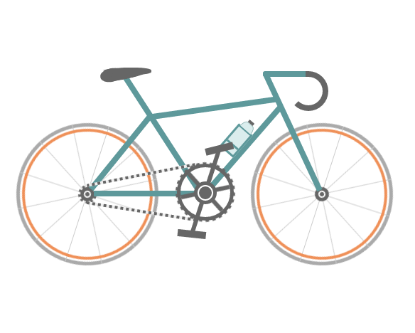 如何利用纯CSS3实现动态的自行车特效
