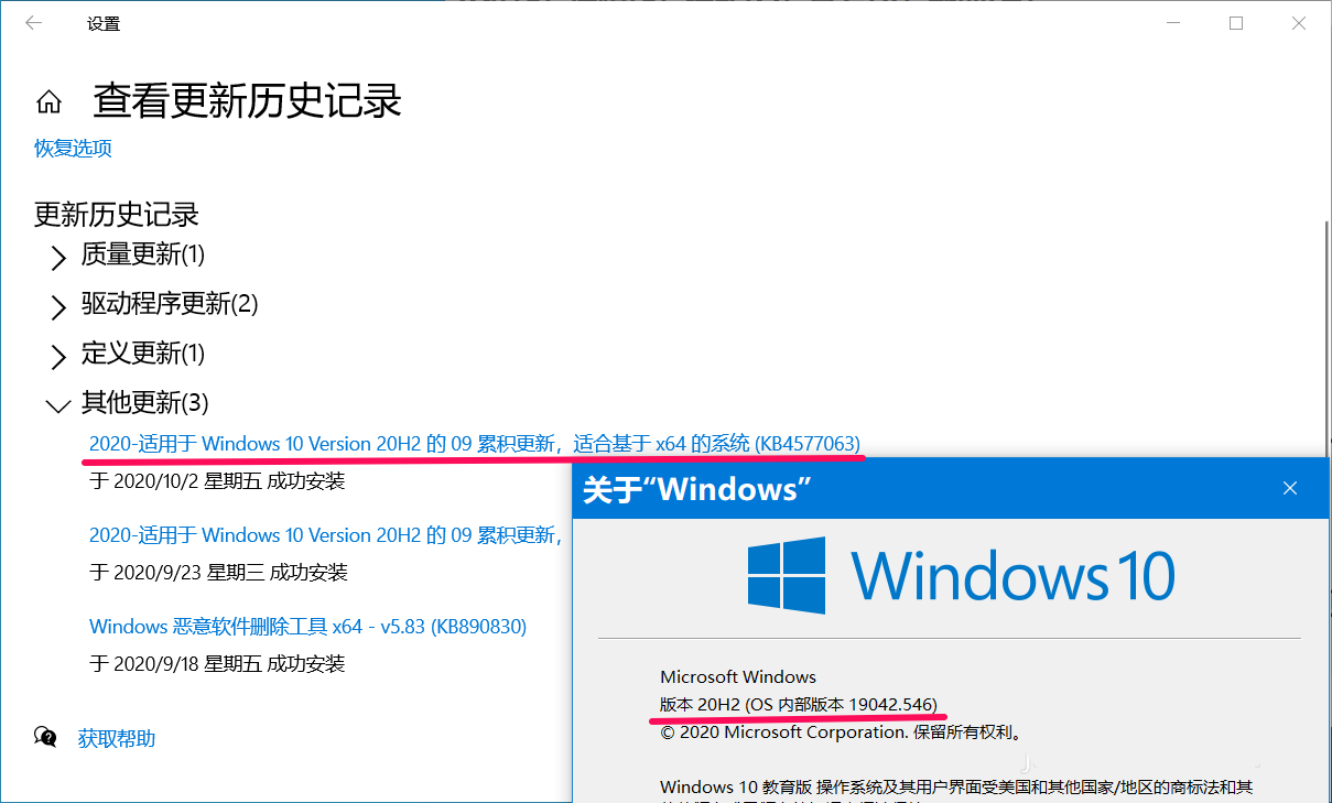 Win10如何下载KB4579311升级至19042.572预览版