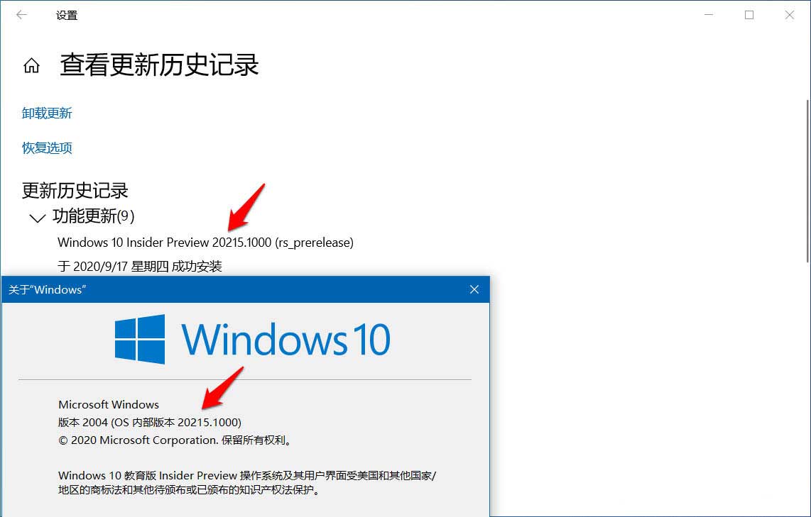 Win10预览版 Build 20215如何手动下载更新