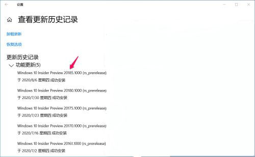 Win10中Dev預(yù)覽版Build 20190如何手動更新