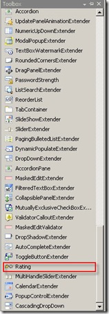 AjaxToolKit之Rating控件怎么用