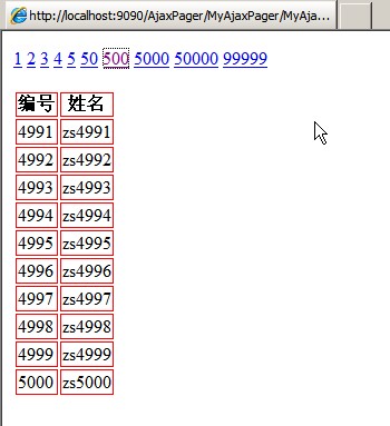 如何实现Ajax分页效果