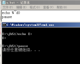 DOS批处理中扩充变量语法的示例分析