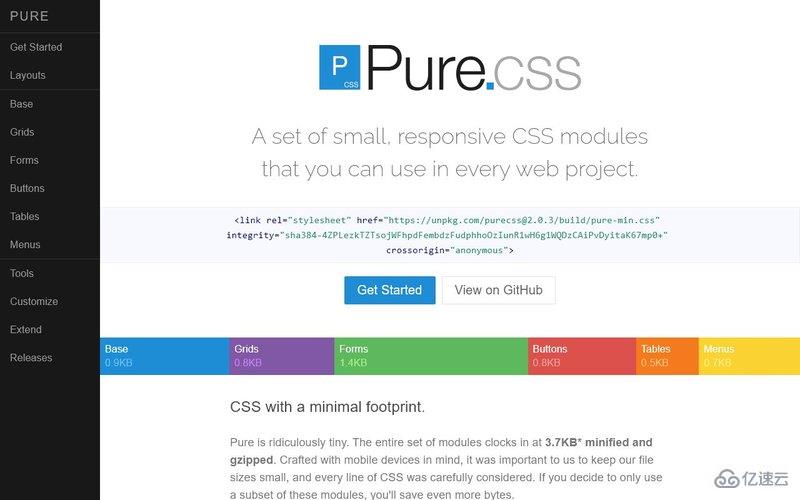 响应式Web设计HTML和CSS框架的示例
