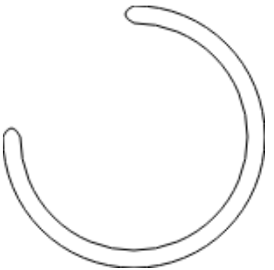 使用Canvas怎么绘制一个未闭合的带进度条圆环