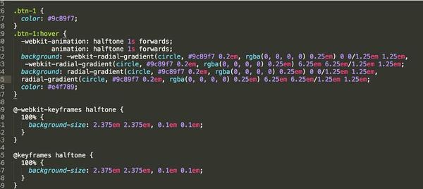 HTML5如何给按钮背景设计不同的动画