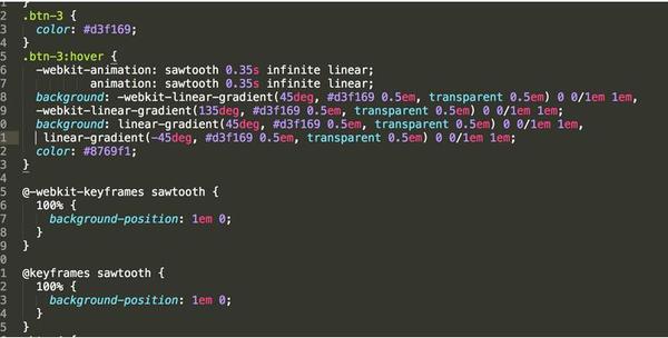 HTML5如何给按钮背景设计不同的动画