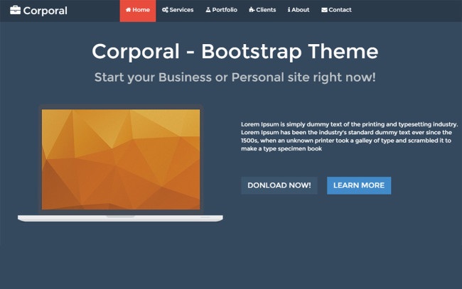 29个基于Bootstrap的HTML5响应式网页设计模板有哪些