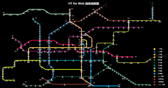 基 HTML5 Canvas实现交互式地铁线路图的示例