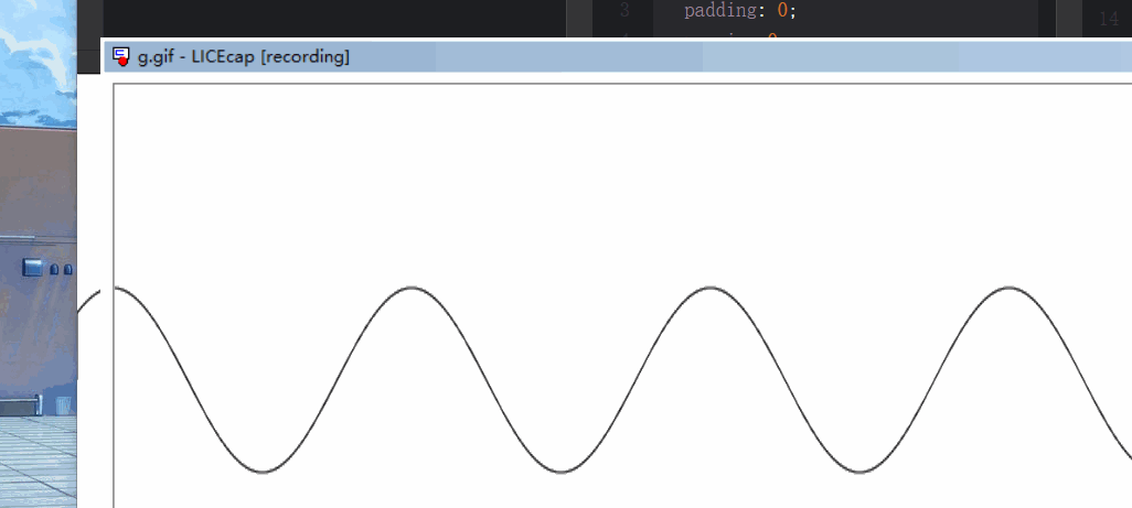 使用canvas三角函数怎么模拟一个水波效果