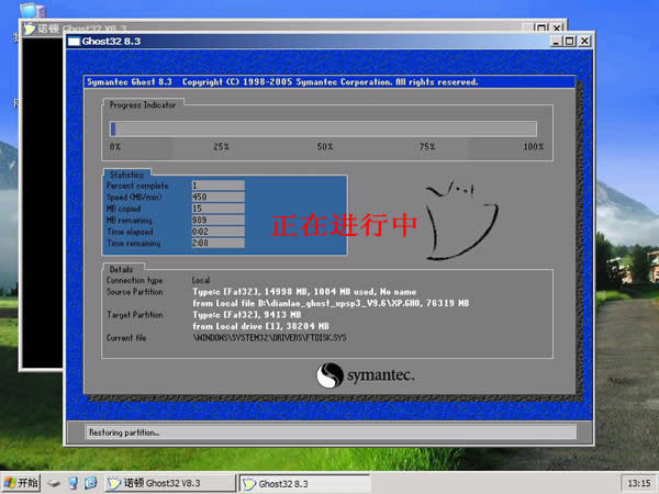 硬盘PE启动安装GHOST XP的示例分析