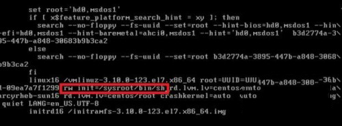 centos7怎么進(jìn)入緊急修復(fù)模式