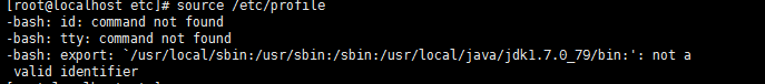centos系统使用source命令提示notavalia identitier的解决方法