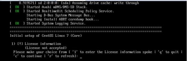 centos7出现license information错误怎么办