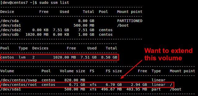 CentOS7上怎么借助系統(tǒng)存儲管理器管理LVM卷