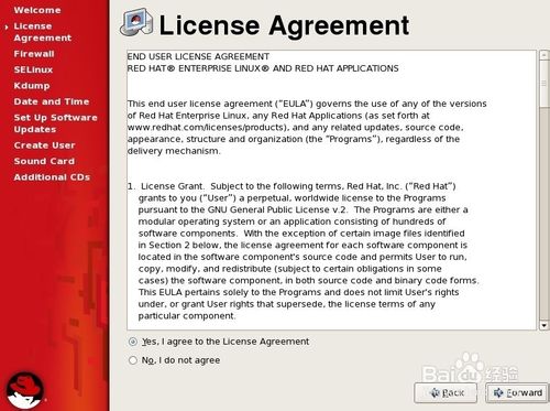 红帽RedHat Linux5系统的安装教程