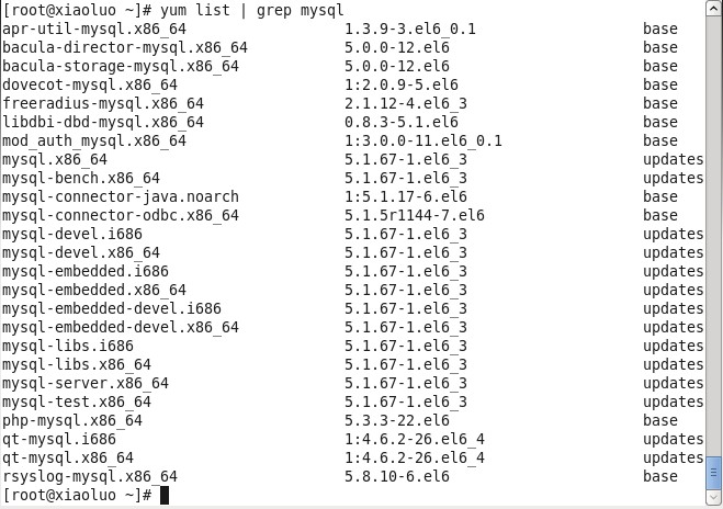 CentOS6.4系统中Mysql数据库的卸载、安装与配置教程